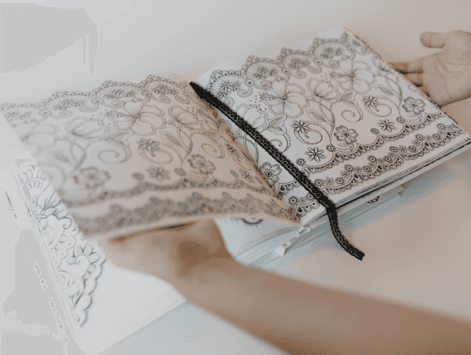 Lace Art Inspirational Illustration Book