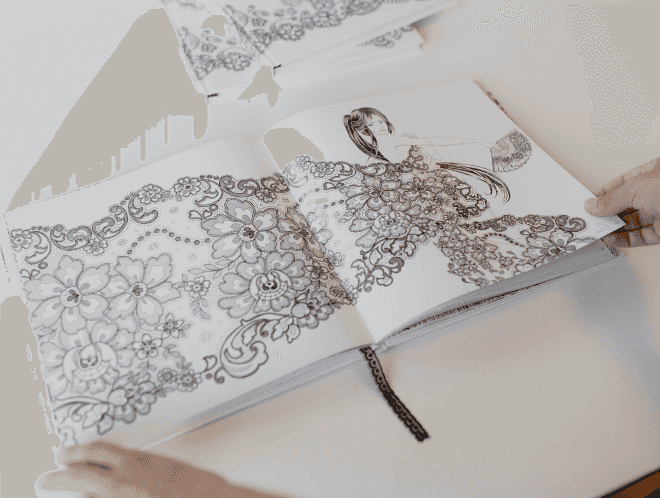 Lace Art Inspirational Illustration Book